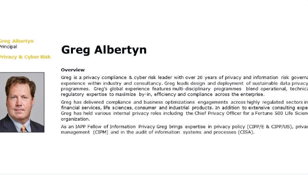 Meetup: GDPR Context and Myth Busters by Our Resident Expert Greg Albertyn - Thursday, September 6, 2018