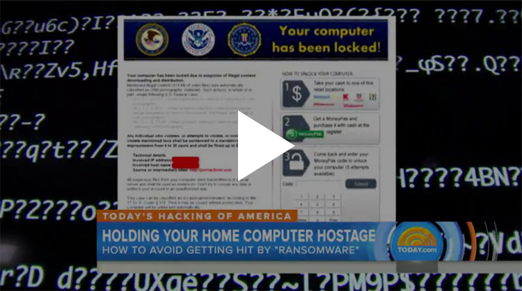 Ransomware Featured on the Today Show